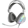 Krom Klass Pack Gaming 4 en 1: Teclado Mecánico TKL RGB + Ratón Óptico 7200 DPI + Auriculares 50mm + Alfombrilla Blanca